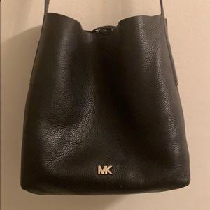 Authentic Michael Kohrs black leather crossbody